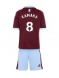 Aston Villa Boubacar Kamara #8 Domácí dres pro děti 2026-27 Krátký Rukáv (+ trenýrky)